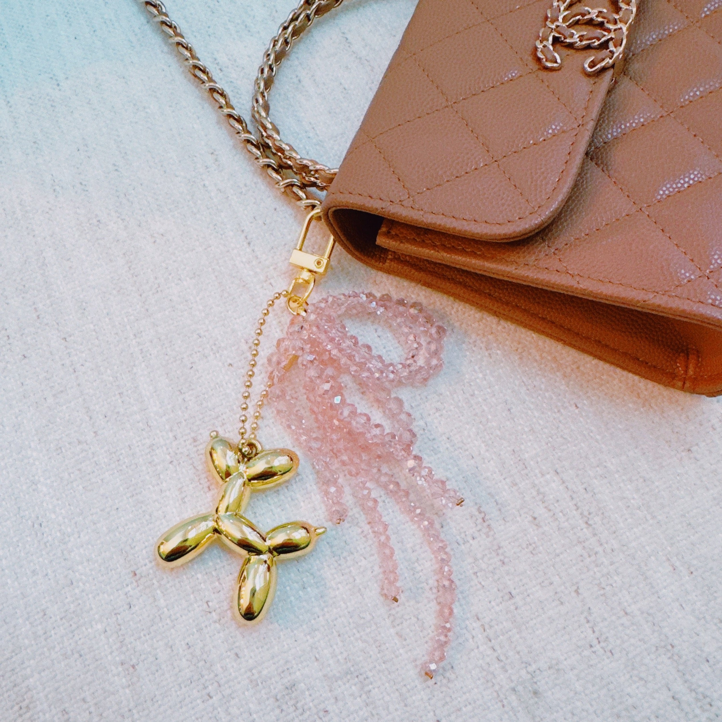 The Balloon Bow Bag Charm